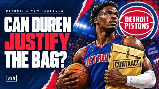 Video thumbnail for Jalen Duren's payday comes with a simple demand: prove he is worth it