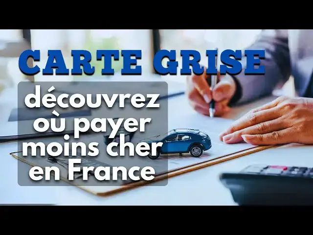Video thumbnail for Carte grise : découvrez où payer moins cher en France