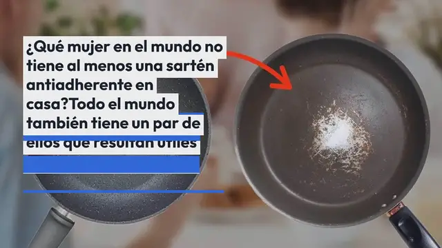 'Video thumbnail for Sartén antiadherente, si tiene estos signos tírala inmediatamente: no tienes idea del peligro'