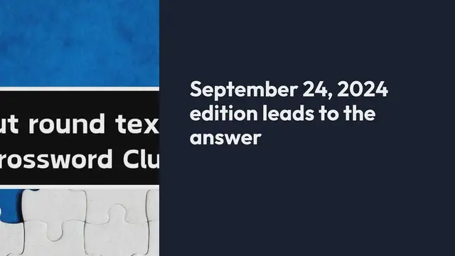 Video thumbnail for Crate put round text mark Crossword Clue Puzzle Answer from September 24, 2024