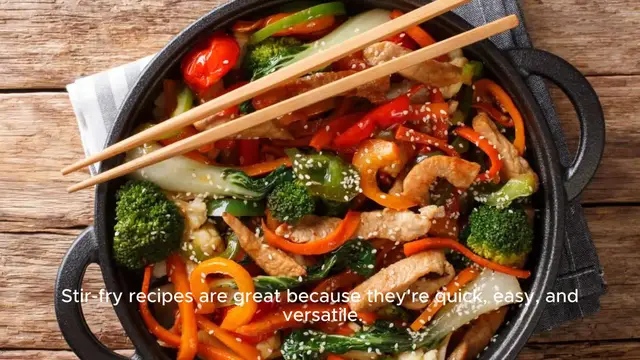 Video thumbnail for stir fry recipe