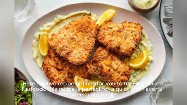 Video thumbnail for haddock recipe