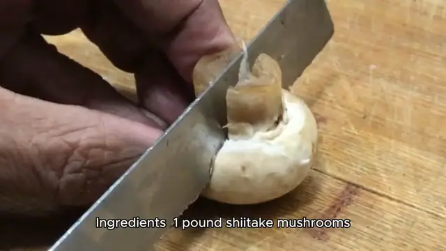 Video thumbnail for shiitake mushroom recipe