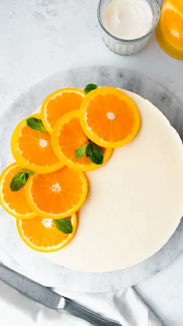Video thumbnail for NO-BAKE ORANGE CHEESECAKE