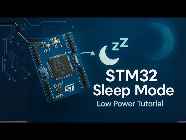 Video thumbnail for STM32 Sleep Mode Tutorial | Reduce MCU Power Consumption
