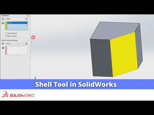 'Video thumbnail for Shell Tool in SolidWorks | SolidWorks Tutorial | SolidWorks Modeling |'