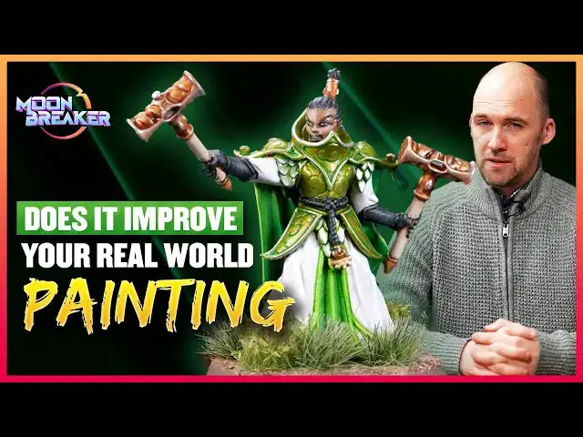 'Video thumbnail for Can Digital Practice IMPROVE Your Painting?! #moonbreaker'