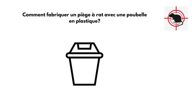 Video thumbnail for Comment fabriquer un piège à rat avec une poubelle en plastique?