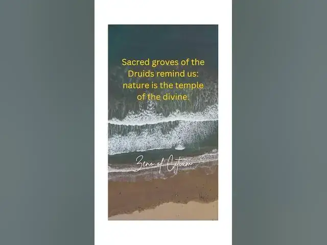 'Video thumbnail for "Nature: The Druids' Sacred Temple 🌿" #shorts'