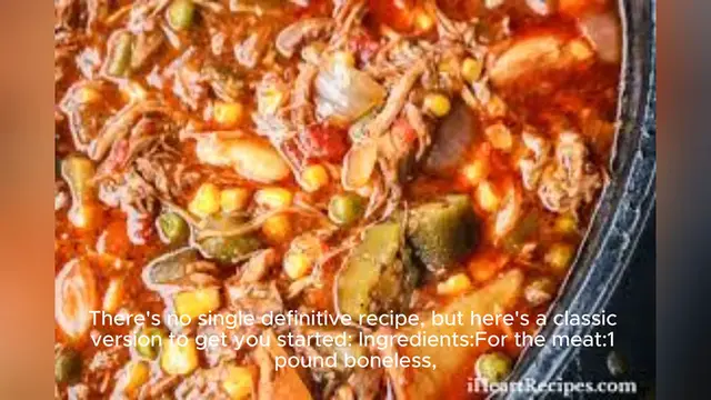 Video thumbnail for brunswick stew recipe