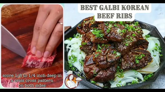 Video thumbnail for BEST GALBI KOREAN BEEF RIBS