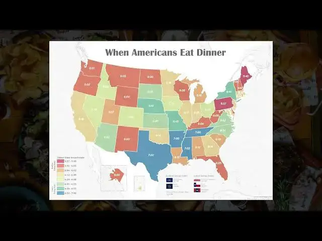 'Video thumbnail for When Americans Eat Dinner?'