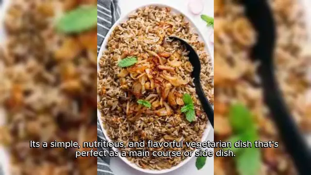 Video thumbnail for Mujadara Recipe