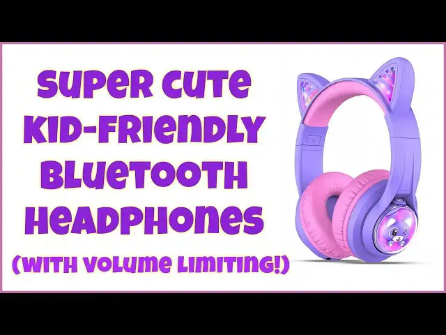 'Video thumbnail for iClever Cat Ears Bluetooth Children's Headphones -- REVIEW'