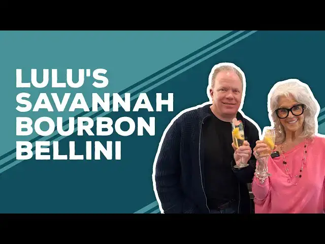 Video thumbnail for Love & Best Dishes: Lulu's Savannah Bourbon Bellini Recipe | Valentine's Day Cocktail Ideas