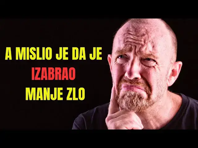 Video thumbnail for A MISLIO JE DA JE IZABRAO MANJE ZLO