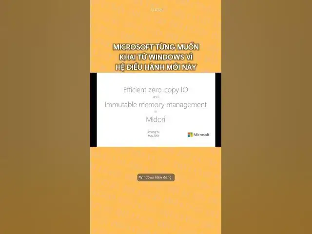 Video thumbnail for Microsoft từng có ý định chấm dứt Windows vì hệ điều hành mới này #dhlcgd #gaming #thanhcongnghe