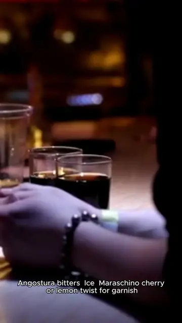 Video thumbnail for manhattan cocktail recipe