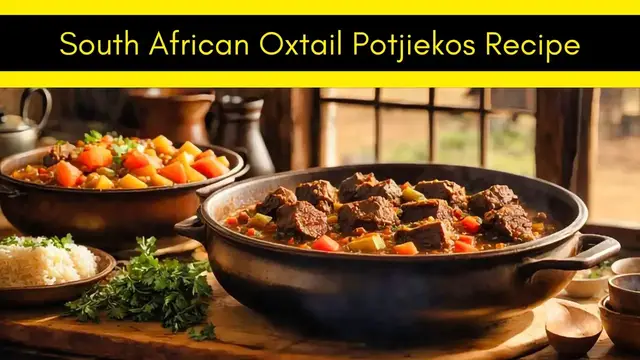 Video thumbnail for South African Oxtail Potjiekos (Oxtails)