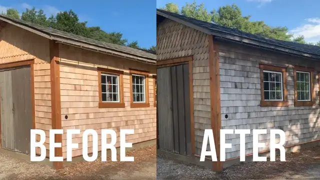 'Video thumbnail for How to Make New Cedar Shingles Look Old in 3 Hours'