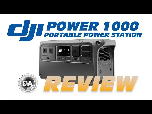 Video thumbnail for DJI Power 1000 Portable Power Station Review | Fast Charge Your Drones!