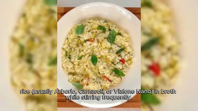 Video thumbnail for Risotto Recipe