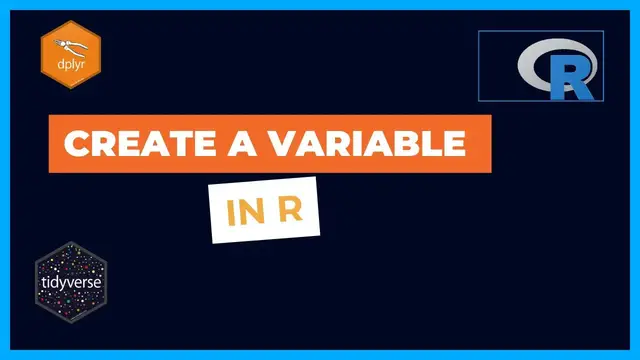 'Video thumbnail for Create a Variable in a Dataframe in R | Mutate Variable in R'