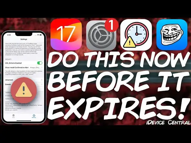 Video thumbnail for DO THIS RIGHT NOW While You Still CAN! For TrollStore 2 On Unsupported iOS Versions!
