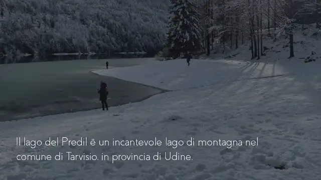 Video thumbnail for LAGO DEL PREDIL: UN'OPERA D'ARTE IN FRIULI