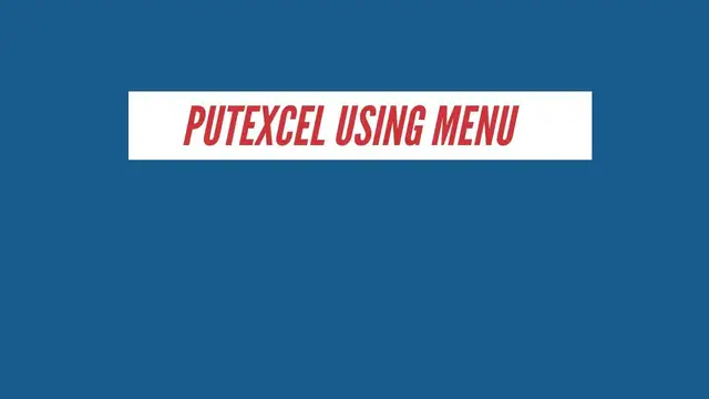 Video thumbnail for Export Stata Results into MS Excel using Putexcel menu