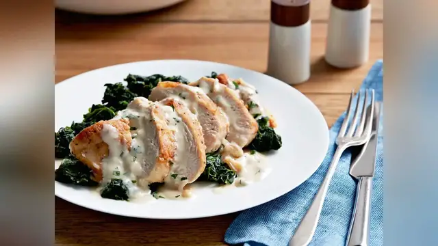Video thumbnail for chicken florentine recipe
