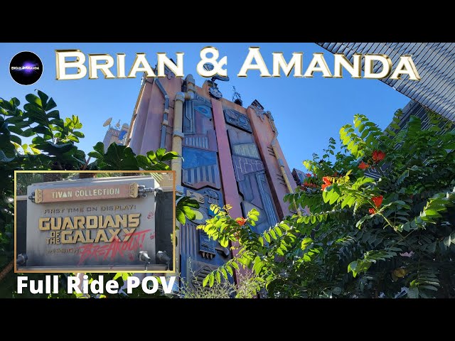 Video thumbnail for Guardians of the Galaxy - Mission: Breakout | Preshow & Ride POV - Disney's California Adventure