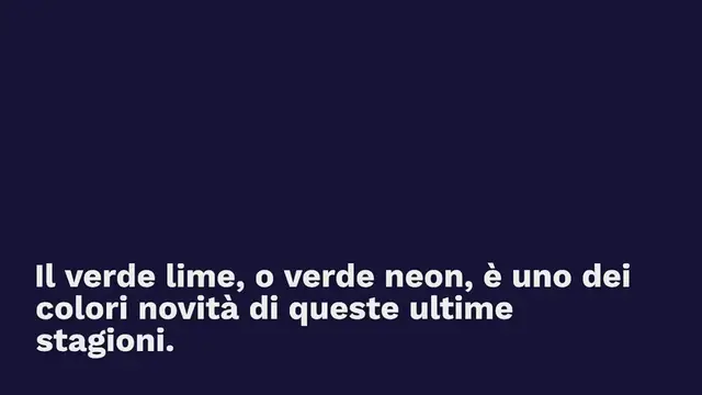 Video thumbnail for Verde lime: abbinamenti, outfit e consigli su come indossarlo