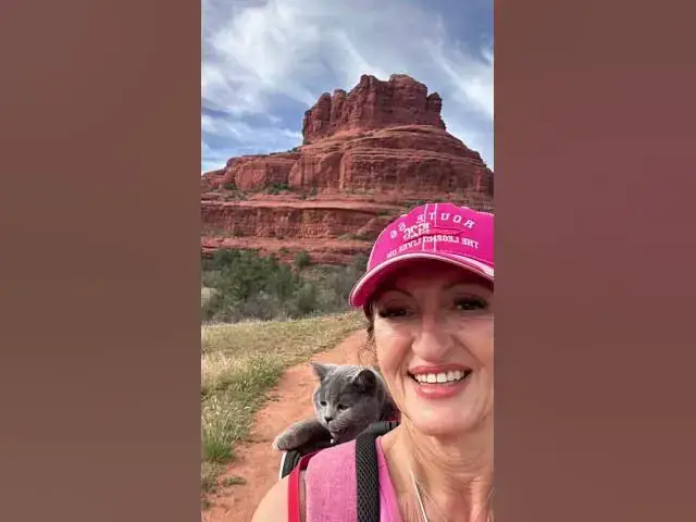 Video thumbnail for Hi we’re Sonora + Ari 🐾 Arizona’s adventure cats with our human GG. You coming or what?