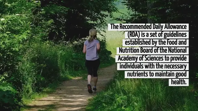 Video thumbnail for What Is Recommended Daily Allowance In Nutrition