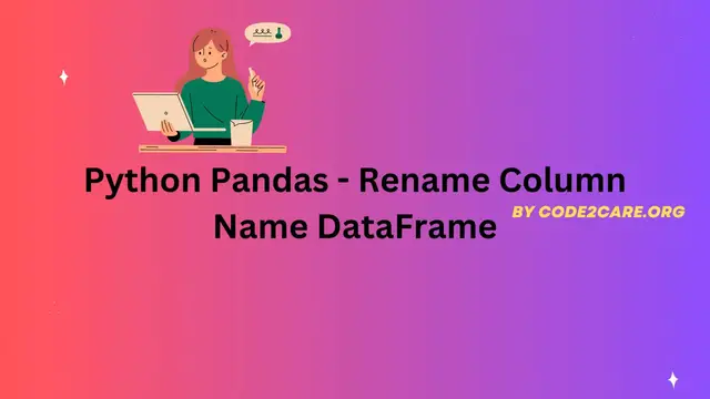 Video thumbnail for Python Pandas Rename Column Example