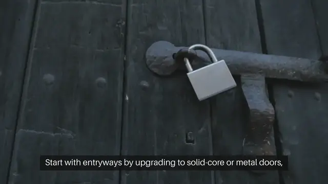 'Video thumbnail for How to Secure Entryways and Windows'