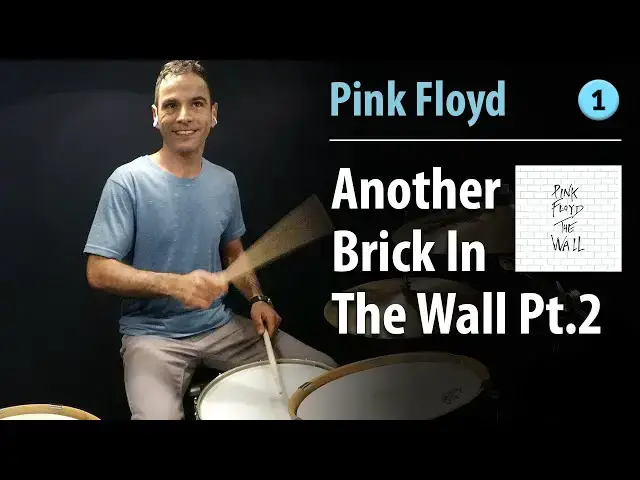 Video thumbnail for "Another Brick In The Wall Pt.2" - Pink Floyd | Drum Lesson | Drum Cover