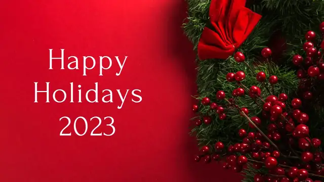 'Video thumbnail for Happy Holidays 2023'