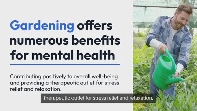 Video thumbnail for Benefits of Gardening for Mental Health