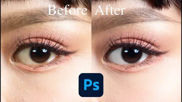 'Video thumbnail for How to use Photoshop White-eye action and White-eye blur action // Photoshop tutorial 2023'
