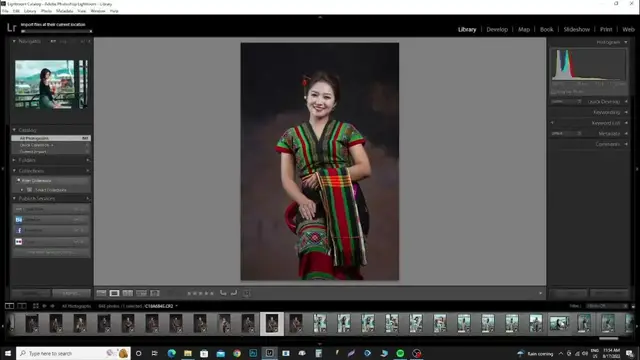 'Video thumbnail for Adobe Lightroom import photos tutorial 2022'