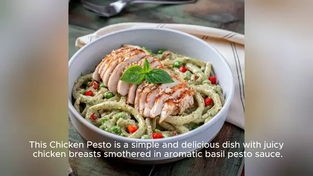 Video thumbnail for chicken pesto recipe