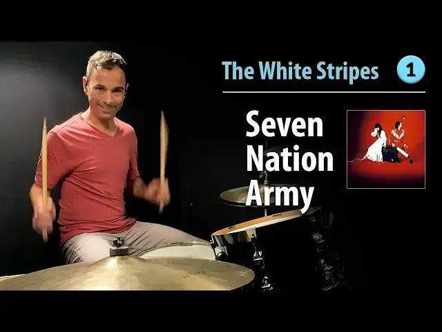 Video thumbnail for "Seven Nation Army" - The White Stripes | Fun Rock Songs On Drums | Drum Cover | Drum Lesson