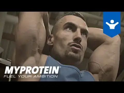 'Video thumbnail for Bicep & Tricep Arm Workout Motivation with Chudomir Grigorov by Myprotein'
