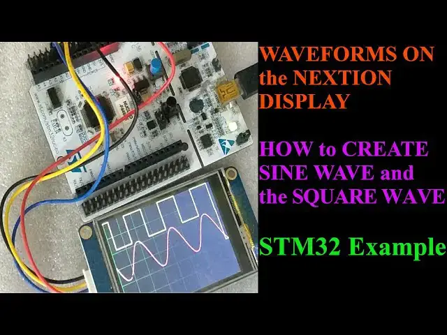 Video thumbnail for How to Generate WAVEFORMS on NEXTION Display || STM32 || Sine Wave || Square Wave