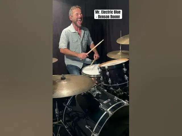 'Video thumbnail for “Mr. Electric Blue” - Benson Boone | Simpledrummer | Drum Cover'