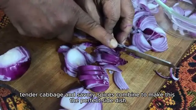 Video thumbnail for cabbage bacon recipe