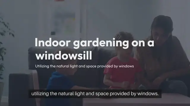Video thumbnail for Indoor Gardening Window Sill