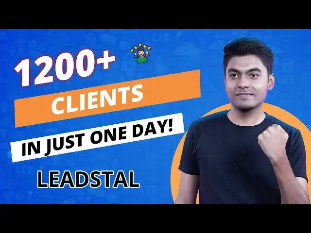 Video thumbnail for Easiest Way To Got 1200+ Clients  in Just One Day | Google Map Lead Generation | LeadStal